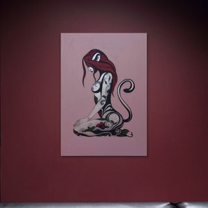 Cat Woman, Cat Woman Art, Cat Woman Wall Art, Cat Woman Painting Art , Cat Woman Wood Art, Cat Woman Wall Hanging, Cat Woman Wall Decor,