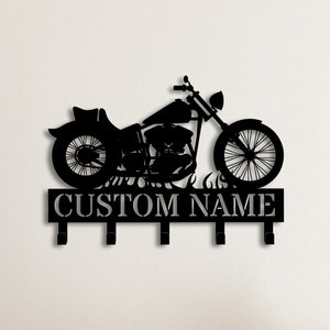 Portachiavi in metallo personalizzato per motociclisti di motocross, portachiavi decorativo per bici da cross, appendiabiti, ganci appendiabiti da ingresso, gancio per chiavi in metallo, organizzatore di chiavi