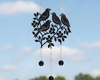 Kit d'oiseaux en bois 3D 16 pièces, montage enfant décoration murale, peinture incluse - Maison