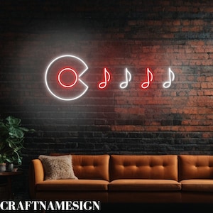 Disk Vinyl Retro Music Neon Sign, Vinyl Record Led Sign, Custom Neon Sign, Record Player Shop Decor, 90s Music Club Light, Music Studio Art