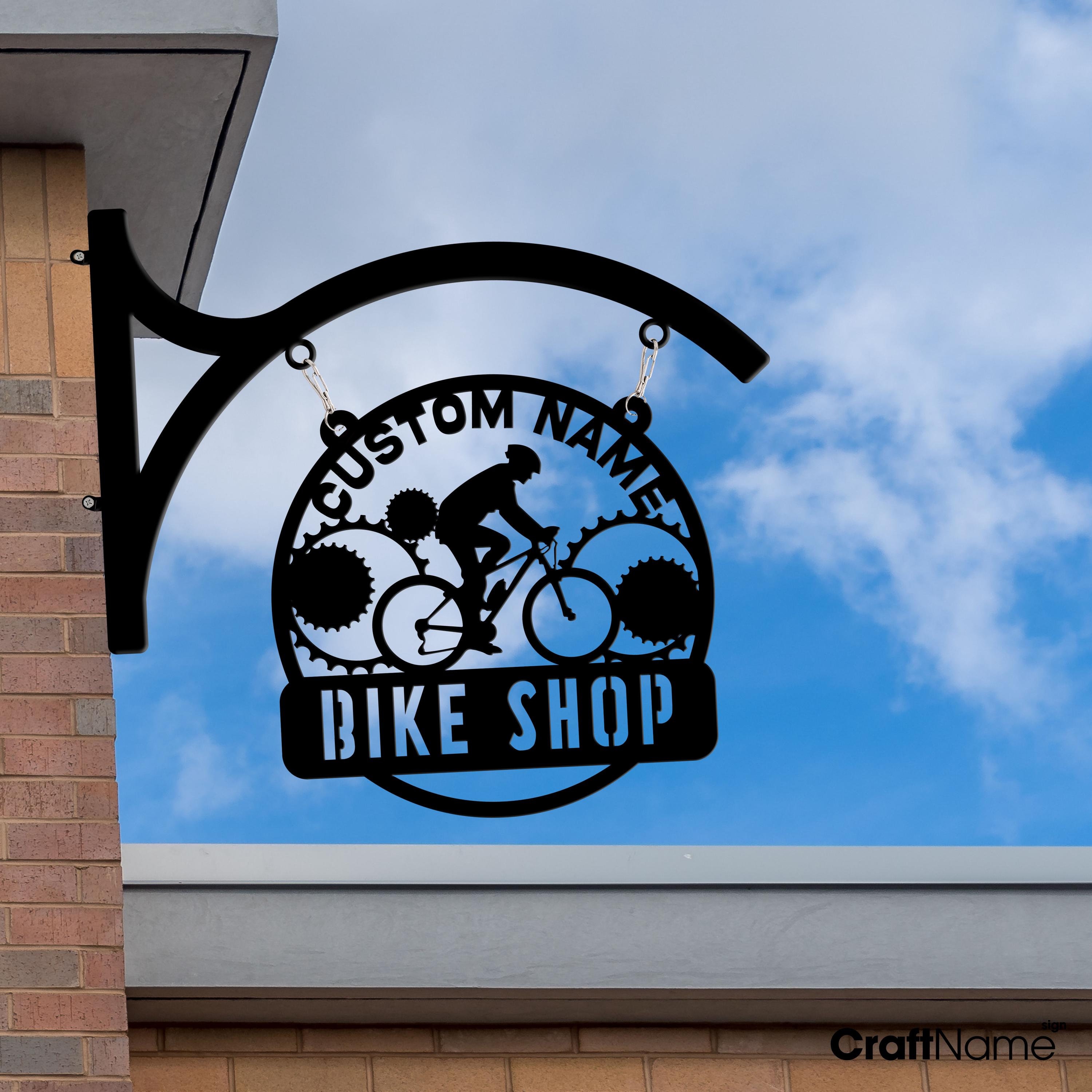 自転車店の看板 - Etsy 日本