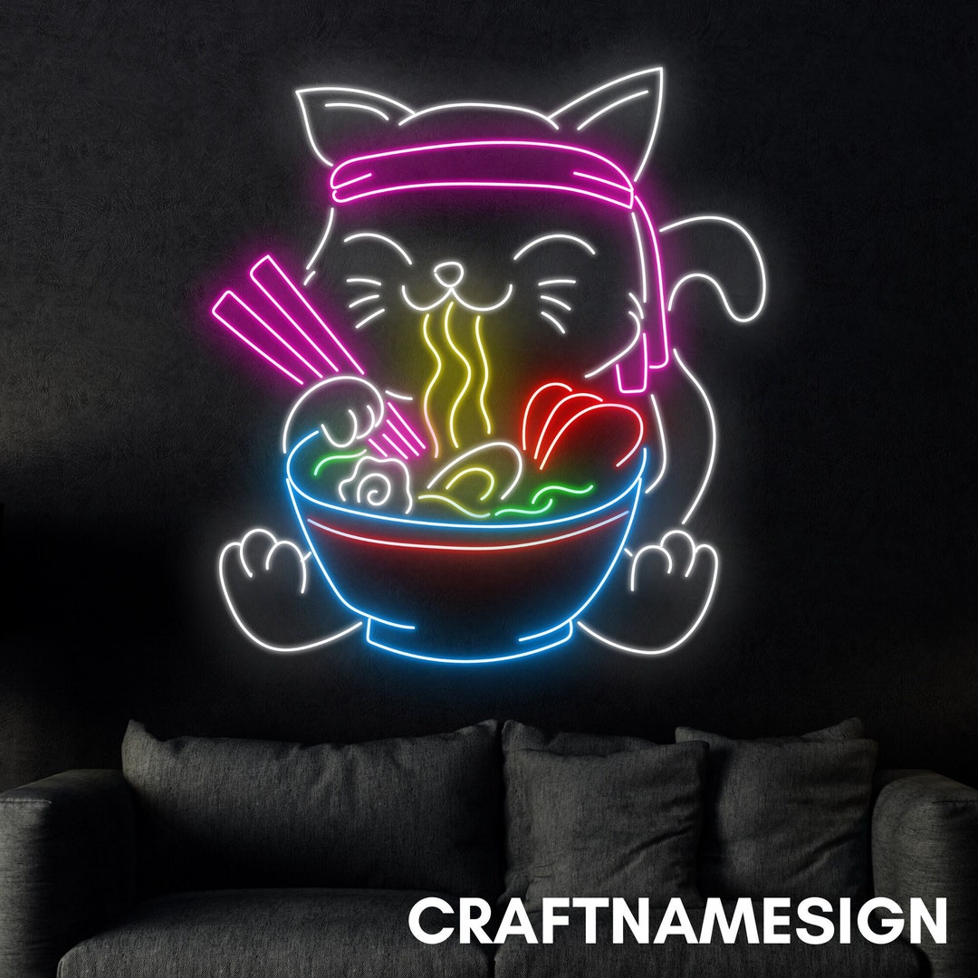Kawaii Ramen Katze Sweatshirt - Lustiges Japanisches Design Für Katzenliebhaber