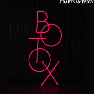 Botox Neon Sign, Beauty Spa Botox Injection Led Sign, Custom Neon Sign, Beauty Clinic Sign, Skincare Salon Spa Decor, Botox Filler Led Sign