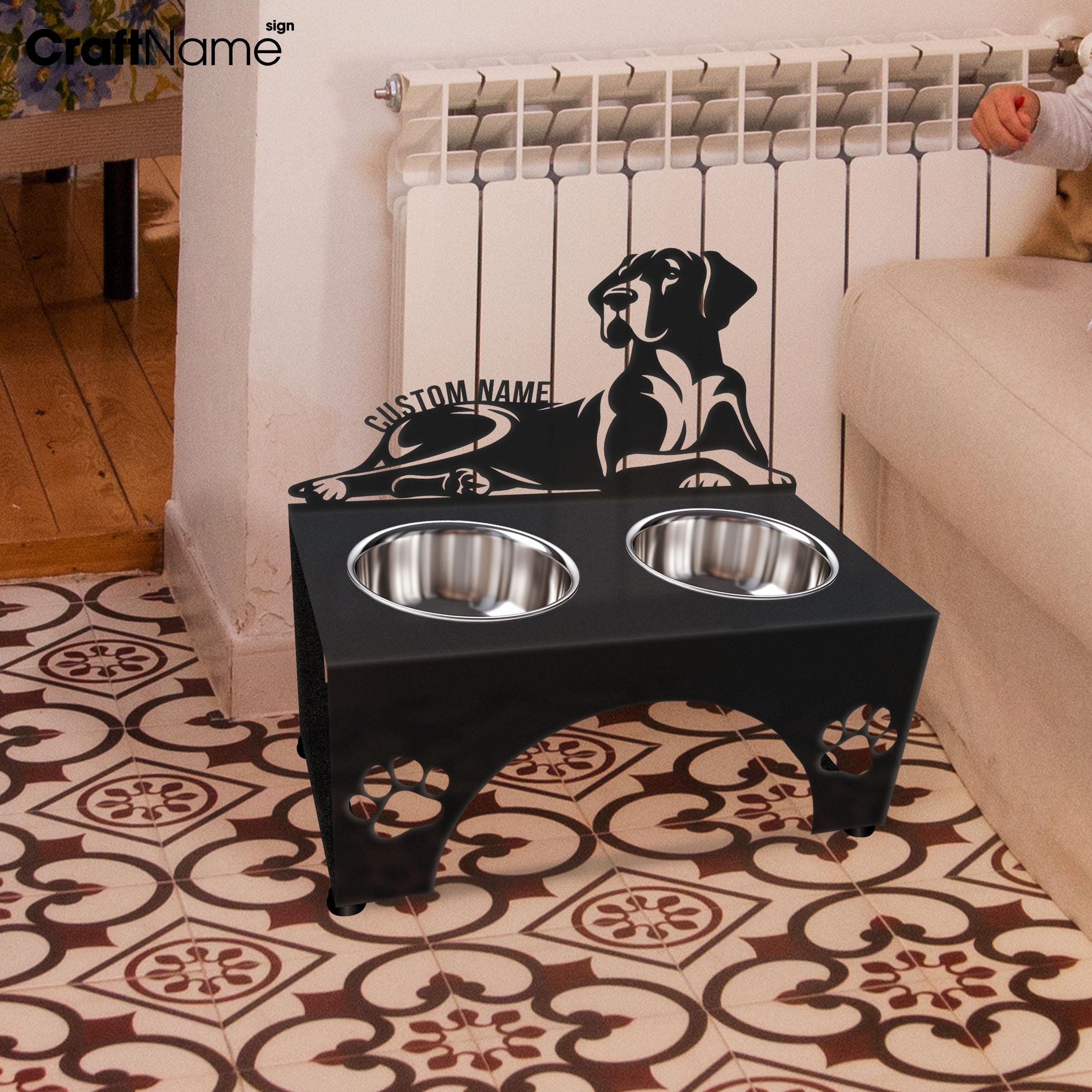 Dane Dog Feeding Great Dane Feeding Stands Dog Food Bowls Great