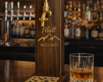 Custom Whiskey Dispenser For Home Bar, Liquor Dispenser Bar Decor