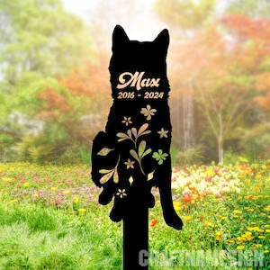 Custom Akita Inu Dog Memorial Stake, Personalized Akita Inu Garden Memorial, Pet Memorial Plaque, Cemetery Stake, Remembrance Gift