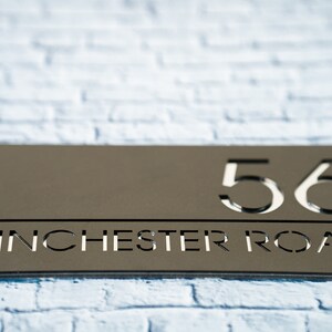 Custom House Number Sign, Number Box, Personalized Address Plaque ...