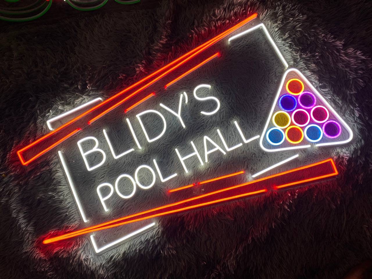 Pool Hall Neon Sign, Pool Hall Led Sign, Billiards Neon Signs ...