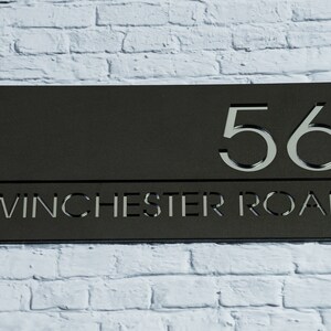 Custom House Number Sign, Number Box, Personalized Address Plaque ...