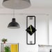 Metal Rectangle Minimalist Large Wall Clock, Wall Clock Modern for Home ...
