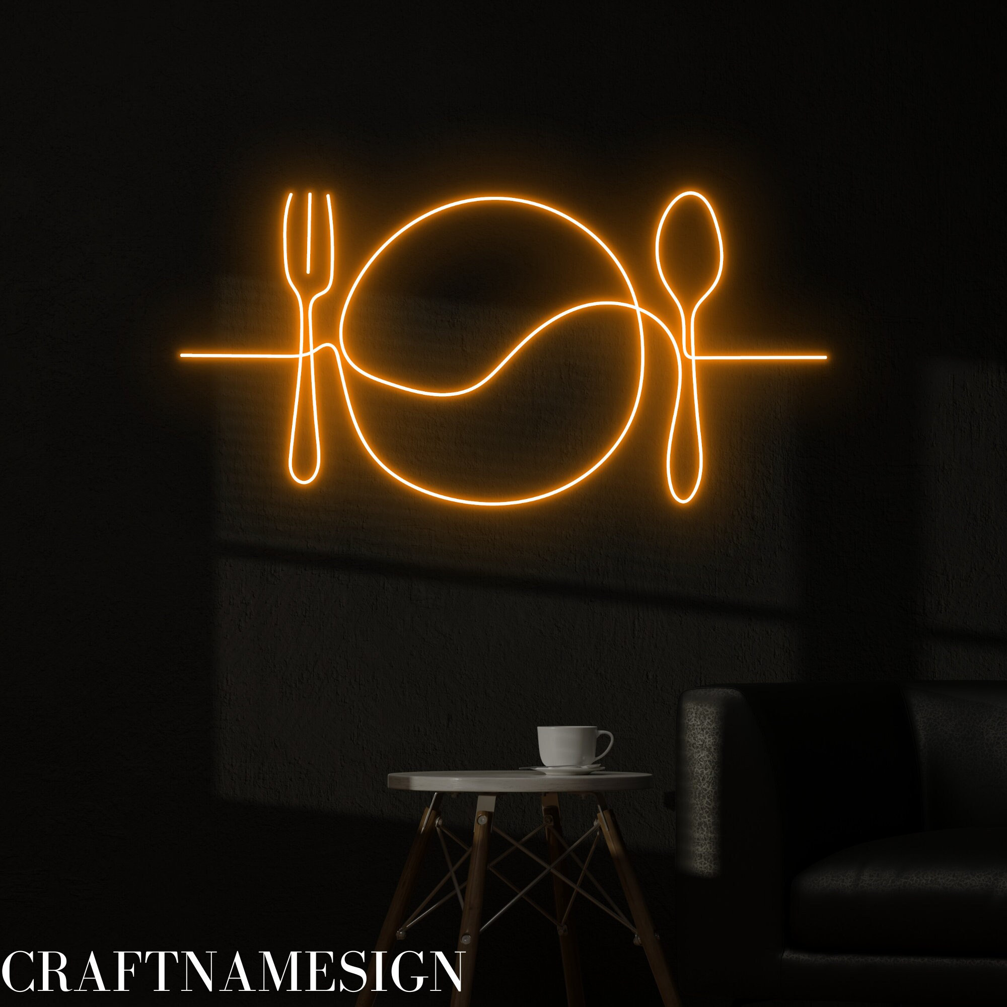 サインランプ 猫ラーメンネオンサインライト 日本の麺類レストラン