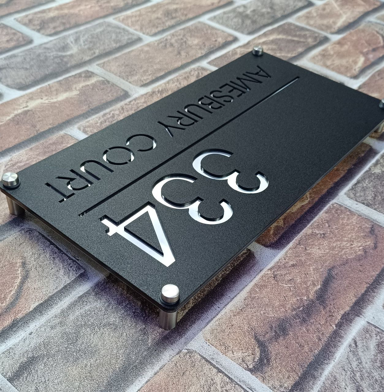Custom House Number Sign, Number Box, Personalized Address Plaque ...