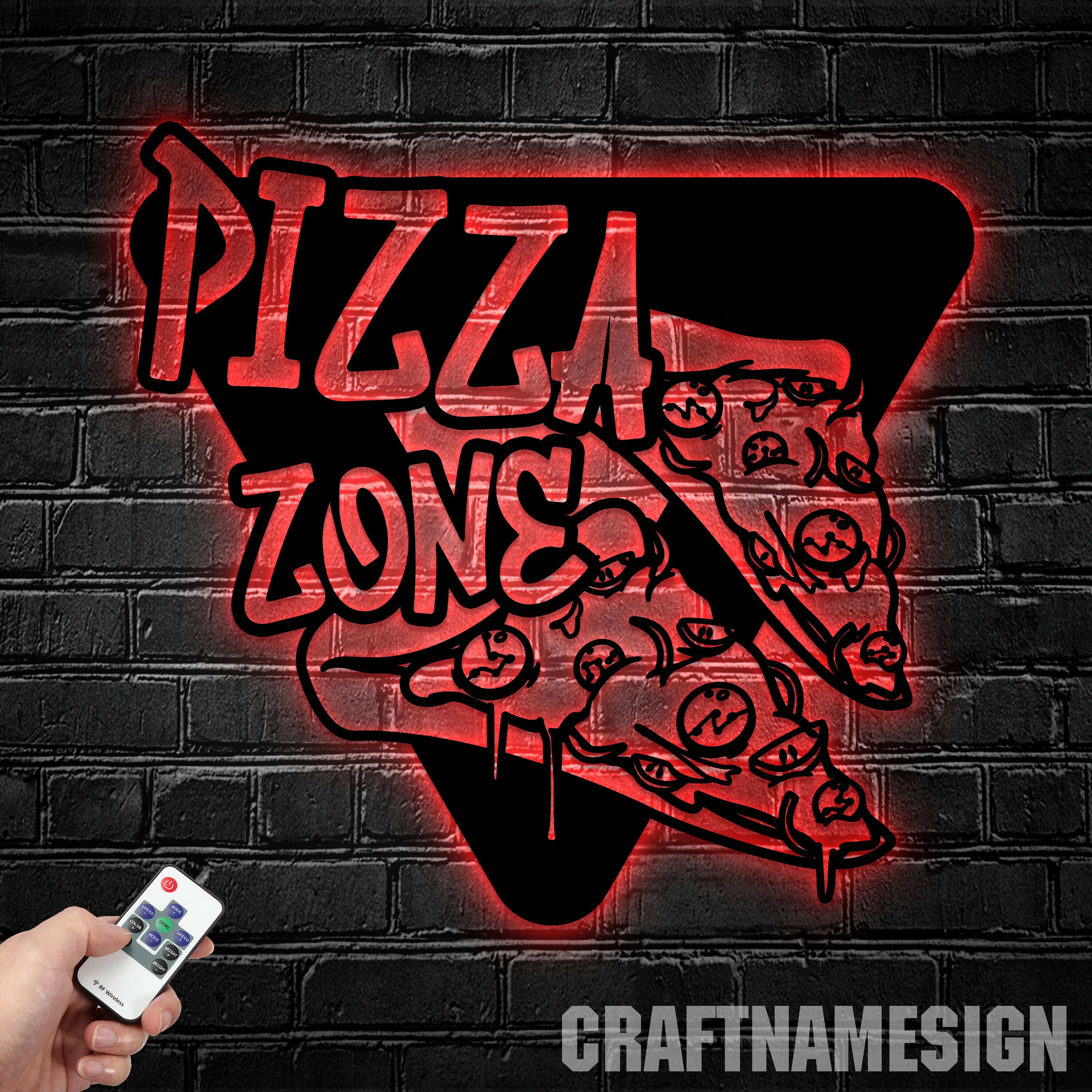Pizzeria Sign, Pizza Sign, Shop Sign, Kitchen Decor, Personalised Gifts ...