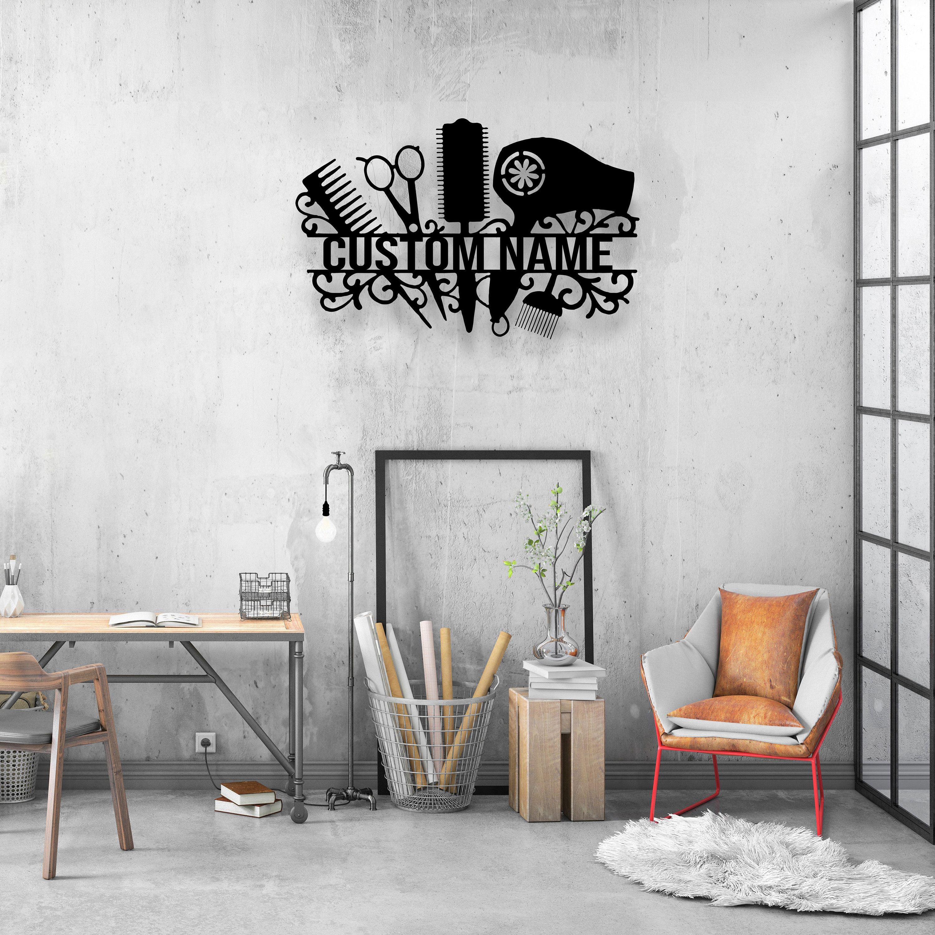 WOGEKA ART Targa in metallo retrò – In TECHNO we trust – Scritta divertente come idea regalo per