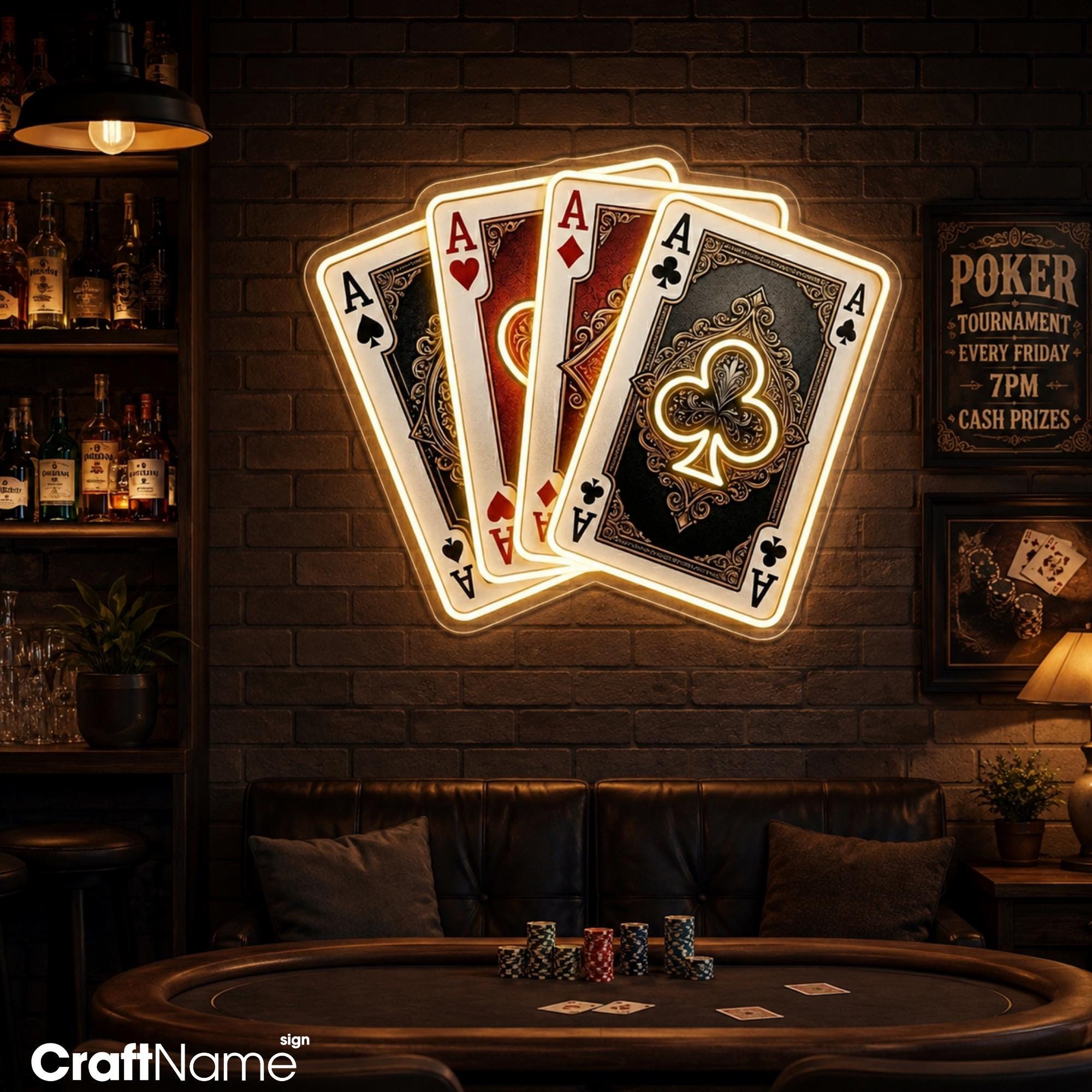 Neon Casino Sign - Etsy