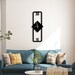 Metal Rectangle Minimalist Large Wall Clock, Wall Clock Modern for Home ...