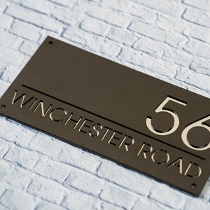 Custom House Number Sign, Number Box, Personalized Address Plaque ...