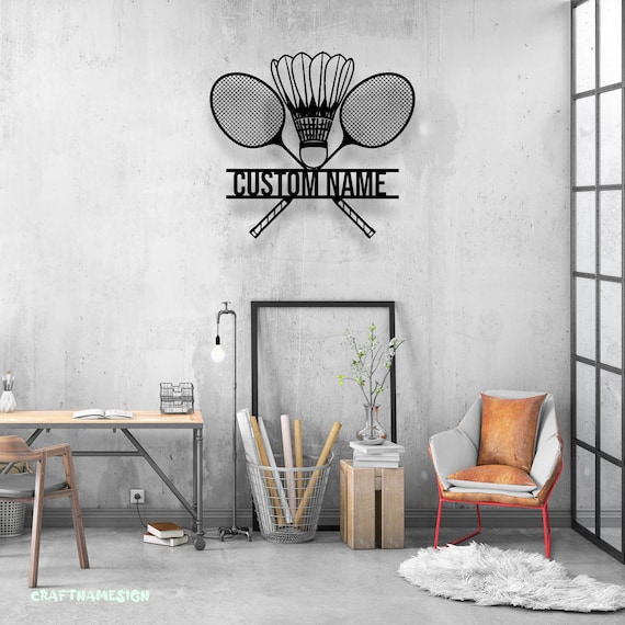 Court-Inspired Elegance: Badminton Player Home Decor