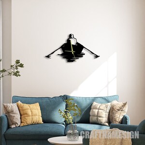 Minimalist Boat Large Metal Wall Clock, Wall Clock Unique for Home ...