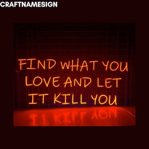 Motivation Quote Neon Sign, Bedroom Led Sign, Custom Neon Sign, Inspiration Quote For Office Wall Decor, Bar Pub Wall Art
