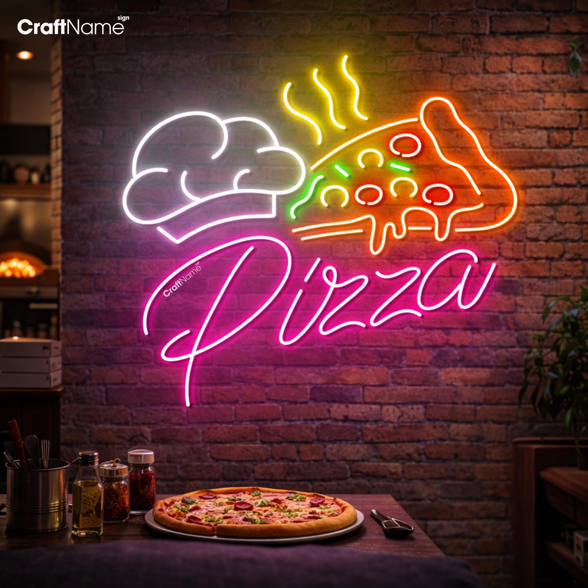 Pizza neon sign - Etsy 日本