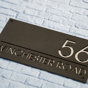 Custom House Number Sign, Number Box, Personalized Address Plaque ...