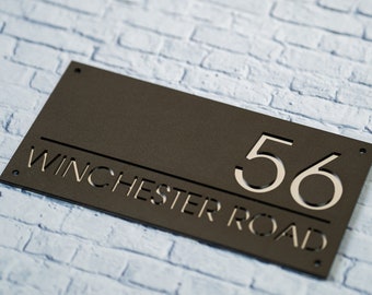 Custom House Number Sign, Number Box, Personalized Address Plaque, Christmas Gifts, Illuminated House Sign, Address Sign, Door Sign