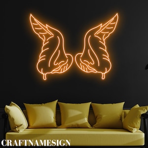 Chicken Wings Neon Sign, Fried Chicken Wings Led Sign, Custom Neon Led Light, Fried Chicken Restaurant Light, Fried Chicken Lover Gifts