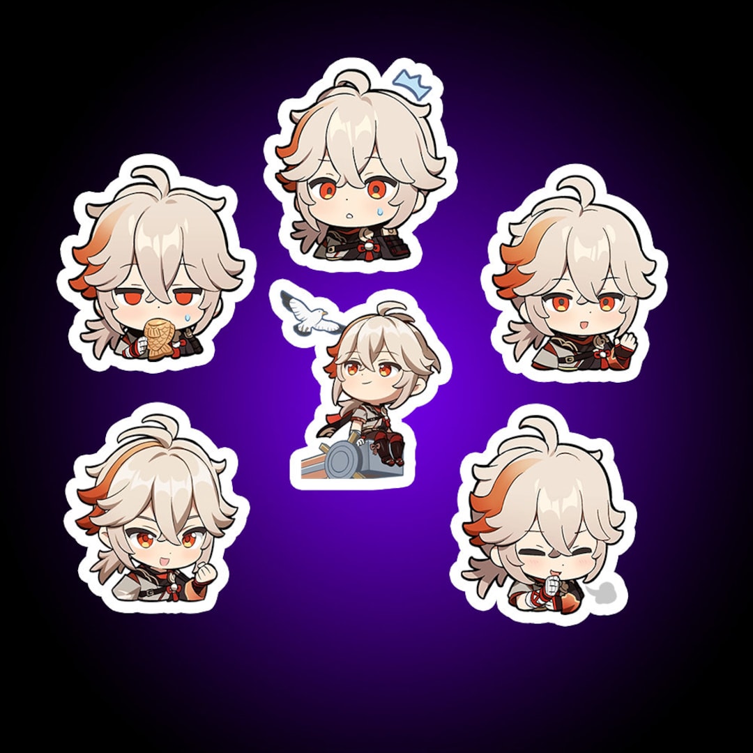 Genshin Impact Sticker Pack Laptop Decal High Quality Journaling ...