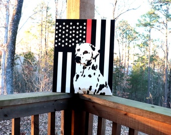 Custom dog print | dog print | pet print  | gift  | custom pet print| firefighter dog print | firefighter dog gift | firefighter gift