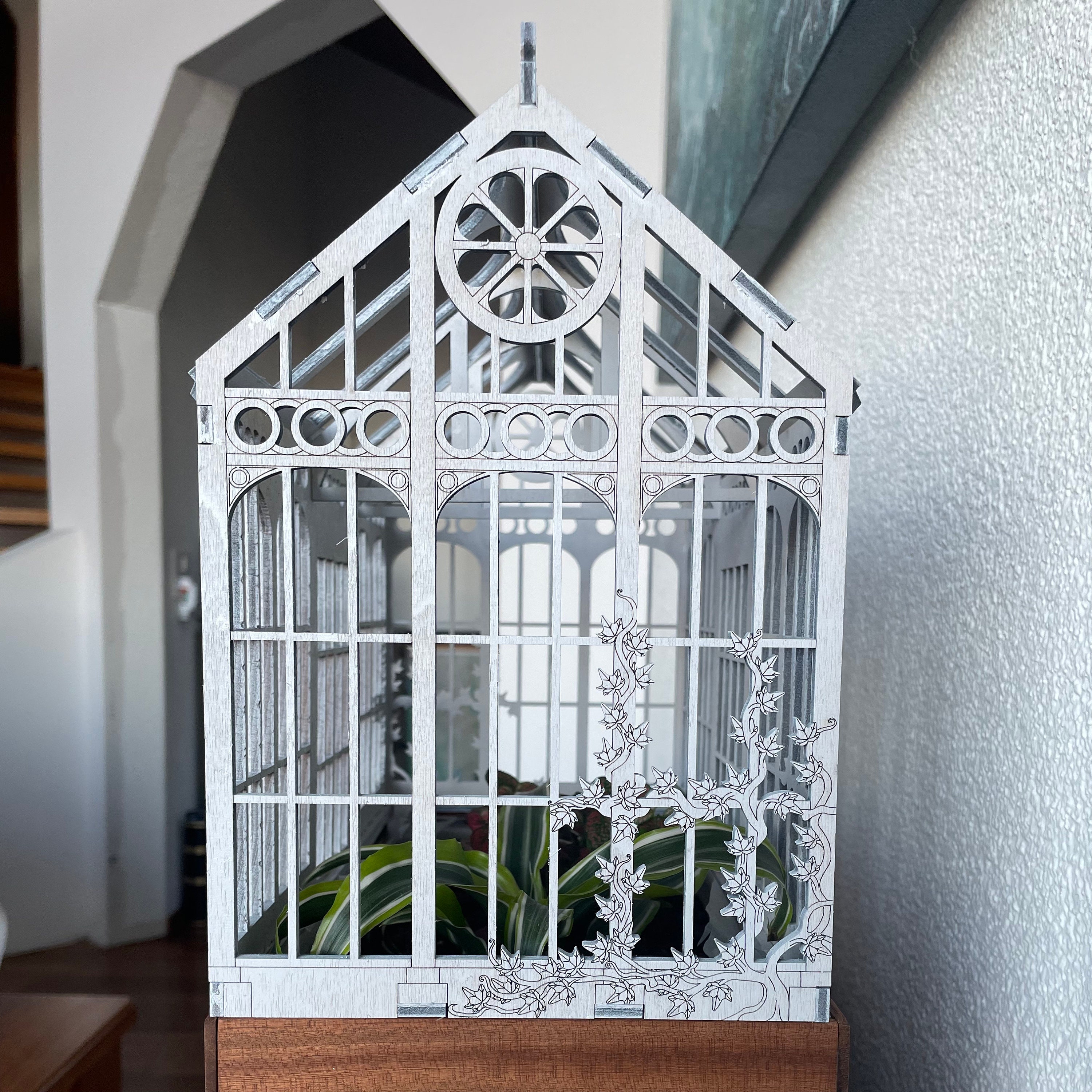 Do It Yourself Victorian Terrarium Greenhouse With Ivy Design. Etsy