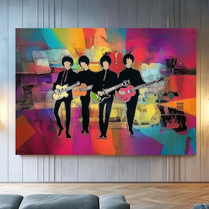 The Beatles Canvas Art: Music-Themed Wall Decor