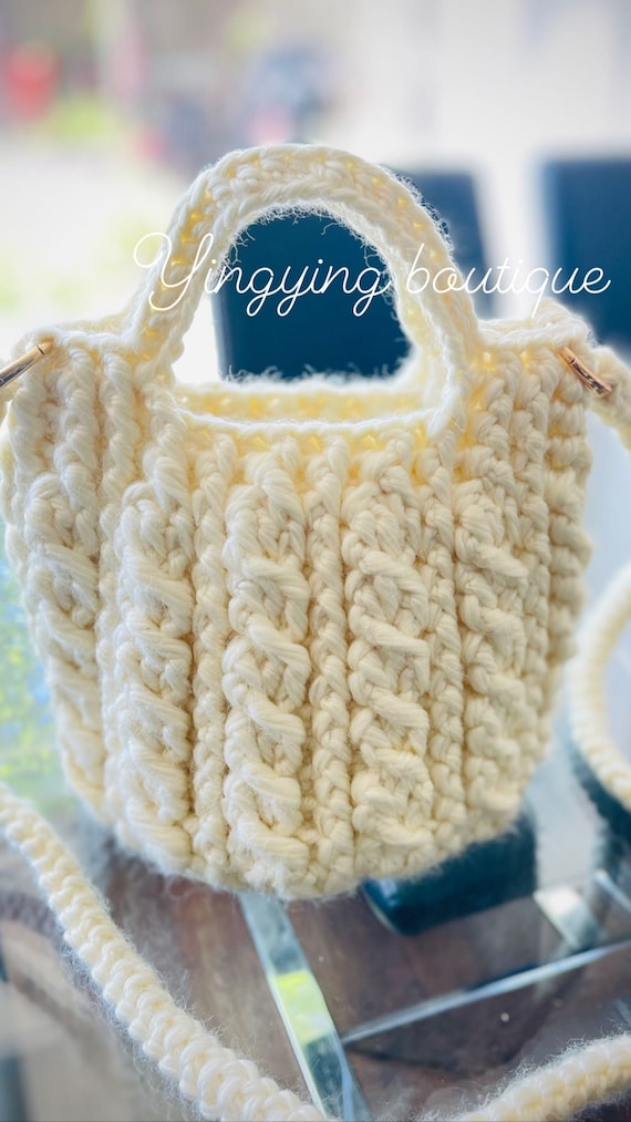 Handmade Crochet Bag Handle Crochet Handle Cover for Handbag 