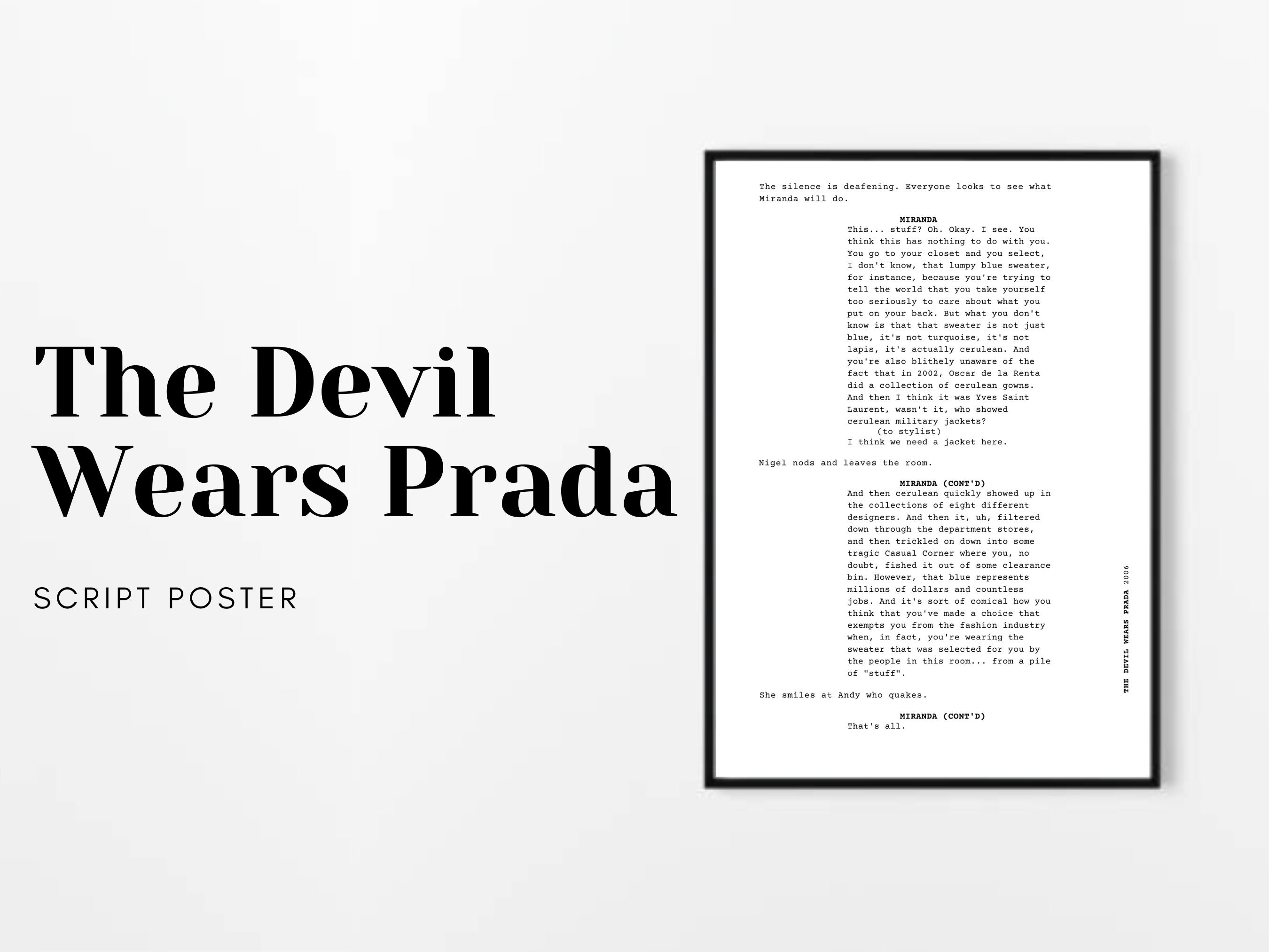 Prada Poster 