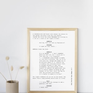 Digital Download - &quot;Is it better to speak or to die?&quot; Call Me By Your Name Screenplay Poster
