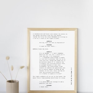 Is it better to speak or die? Call Me By Your Name - Museum Quality Movie Poster A5/A4/A3