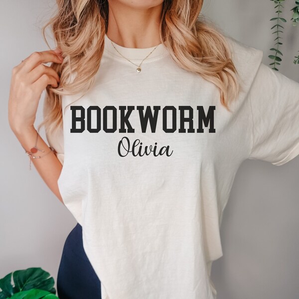 Personalized Book Lover Gift, Book lover Gifted, Custom Book Lover Shirt, Personalized Bookworm T-Shirt, Teacher Book Lover Shirt, Book Gift