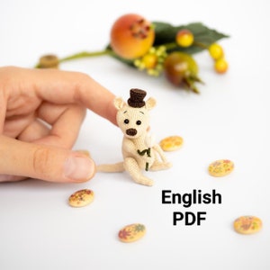 Crochet Miniature Kangaroo Pattern, Amigurumi Stuffed Toy (PDF Pattern)