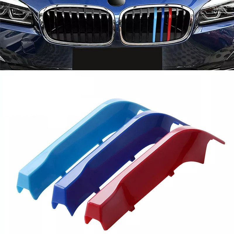 For BMW X5 G05 2019-2022 Three M-Color Front Centre Grille Decor Cover Trim  3PCS