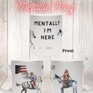 Caneca metálica, tema mel inspirado no show de Beyoncé Cowboy Carter, xícara de prata, utensílios para bebidas de café e chá, presente para amantes da música, casa única