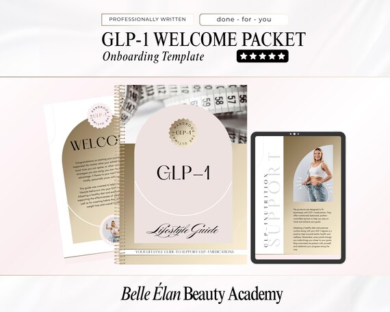 GLP-1 Client Welcome Packet: Health Coach Canva Template (digital Download)  - Etsy