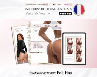 Non Surgical BBL Injections Training Manual: French Aesthetics (Editable, Digital Download)