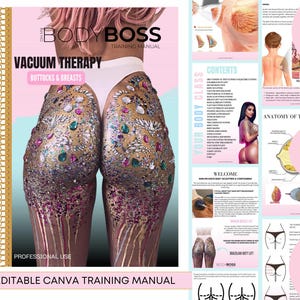 Vacuum Buttock & Breast Cupping Therapy Training Manual (Canva Edit)