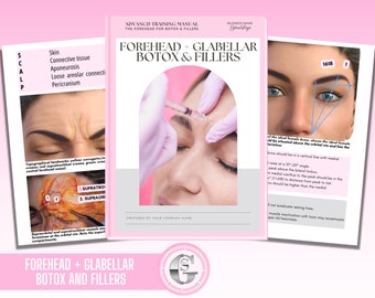 Aesthetics Training Manual: Forehead, Glabella Botox & Fillers (PDF eBook)