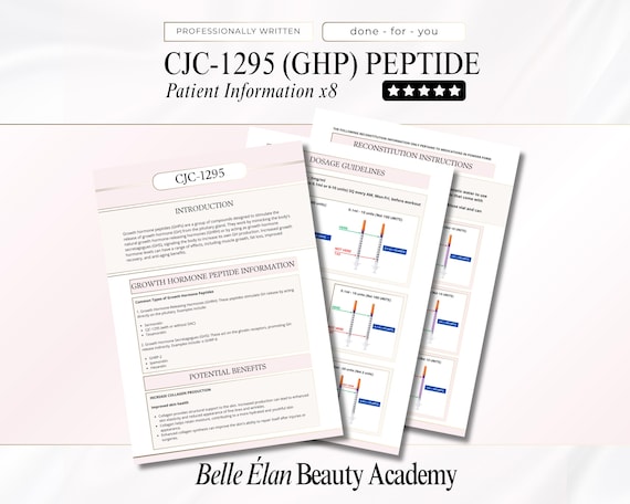 Editable CJC-1295 Peptide Guide: Medspa Patient Forms (canva Template  Digital Download) - Etsy