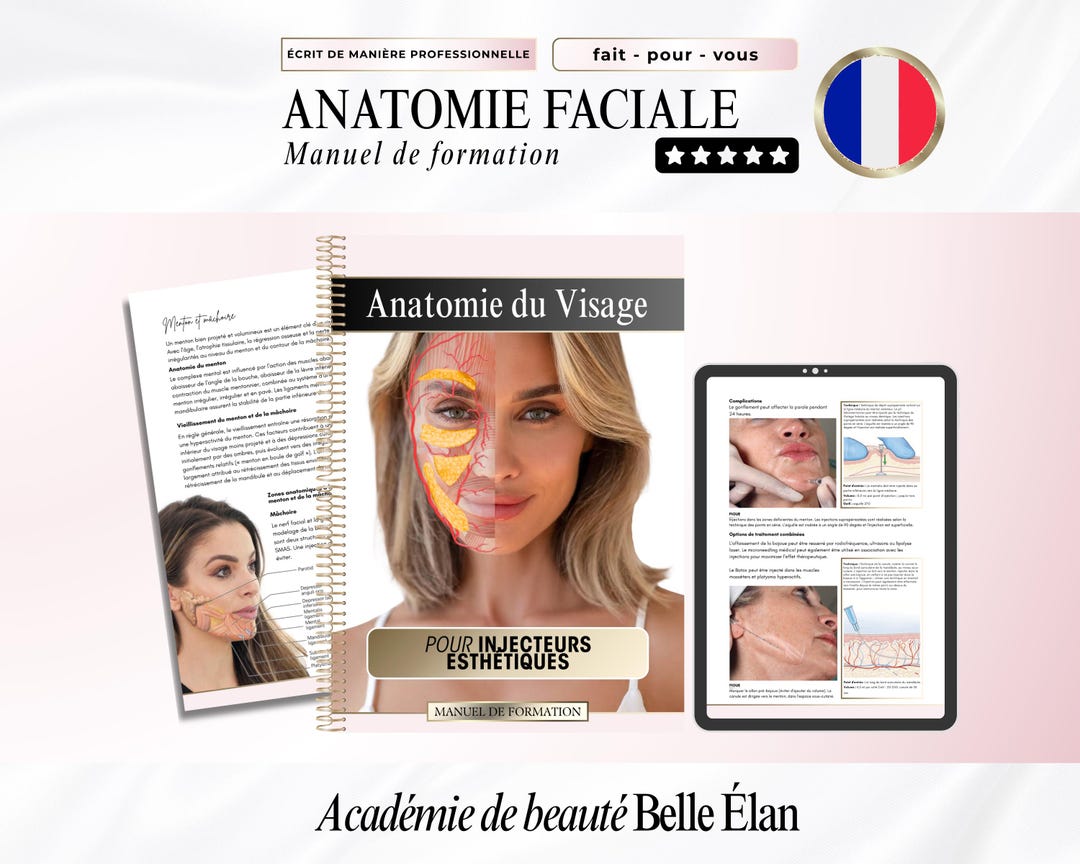French Facial Anatomy Training Manual for Injectors: Cosmetic ...