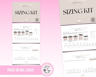 Press On Nail Sizing Kit: Canva Template (Digital Download)