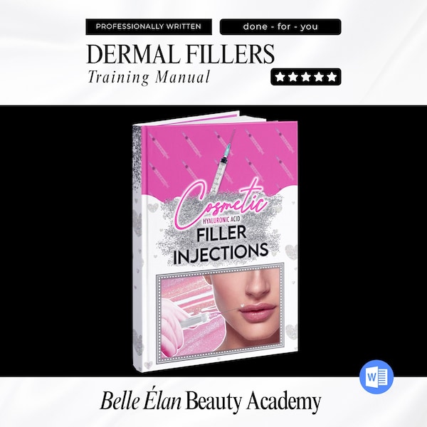 Manual de capacitación sobre rellenos cosméticos: Guía del inyector (Microsoft Word)