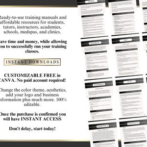 Peptides Protocol Guide & Individual Peptide Information Patient Documents, Medspa Bundle, All in One Packet, Edit in Canva