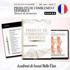 Trainingshandleiding huidvullers (Frans): cursus cosmetische injectie - bewerkbaar op canva